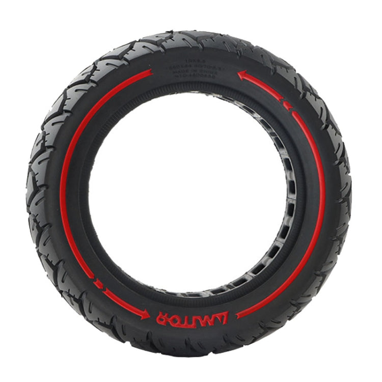 AIMITE 10 inch 45mm Slot Scooter Universal Anti-Blast Anti-skid Shock Absorption Off-road Tire - Red Line