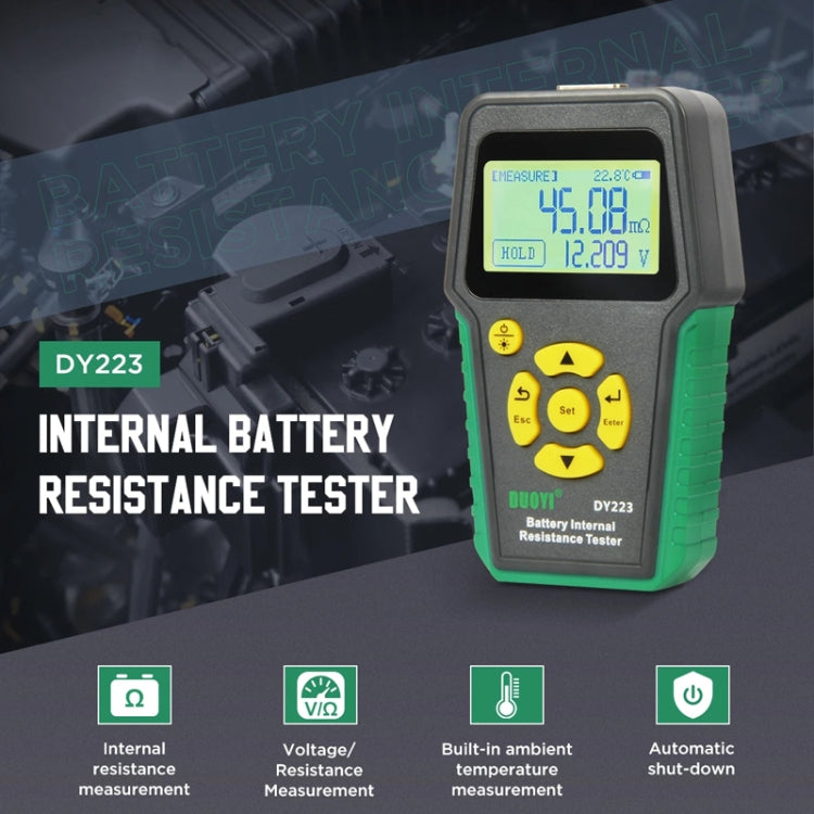 DUOYI DY223 Electrical Vehicle Voltage Testing And Fault Diagnostic Instrument - Test Clip+Guage Pen+Clip Base