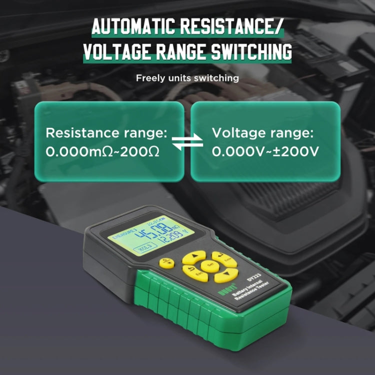 DUOYI DY223 Electrical Vehicle Voltage Testing And Fault Diagnostic Instrument - Test Clip+Guage Pen+Clip Base