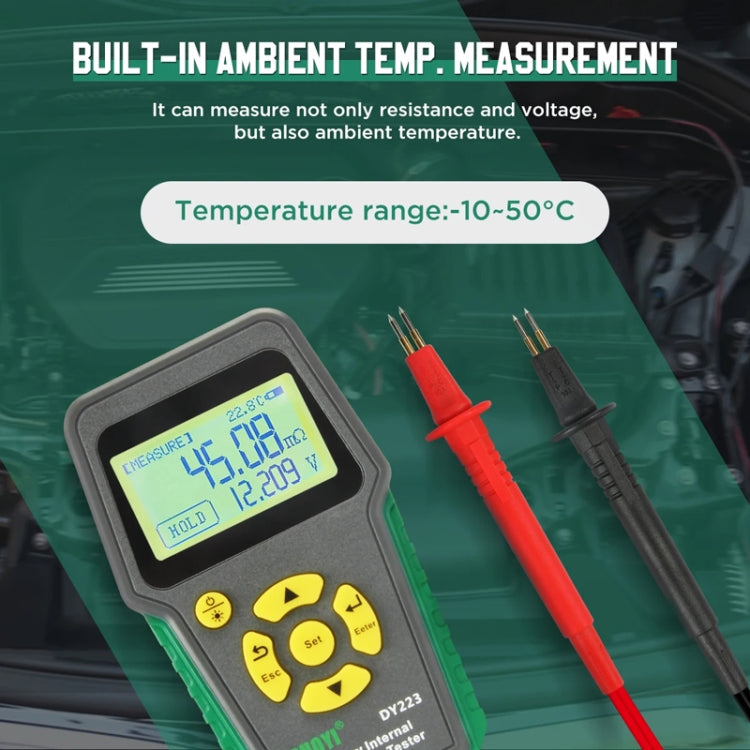 DUOYI DY223 Electrical Vehicle Voltage Testing And Fault Diagnostic Instrument - Test Clip+Guage Pen+Clip Base