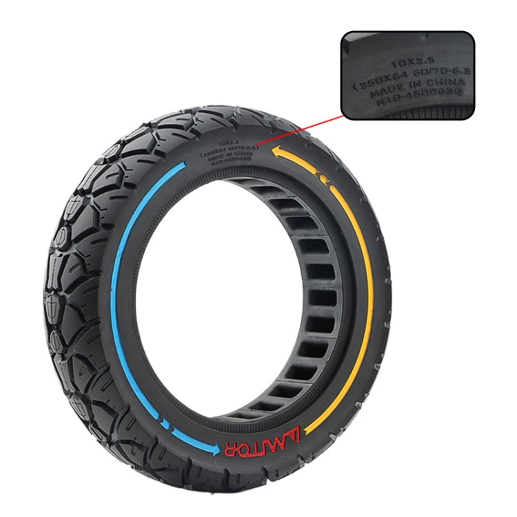 AIMITE 10 x 2.5 45 Card 250 x 64 60/70-6.5 Electric Scooter Universal Solid Tire - Colorful