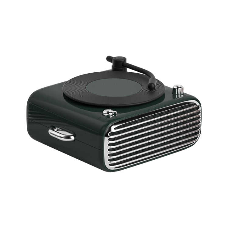 YJQ-D10 Portable Desktop Retro Vinyl Record Player Bluetooth Speaker