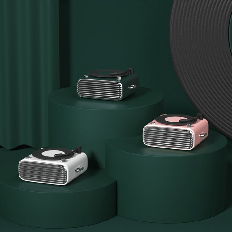 YJQ-D10 Portable Desktop Retro Vinyl Record Player Bluetooth Speaker
