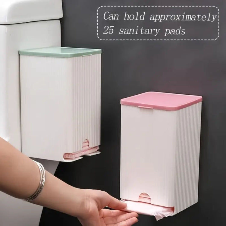Bathroom Wall-mounted Sanitary Napkin Organizer Multifunctional Cotton Swab Tissue Box