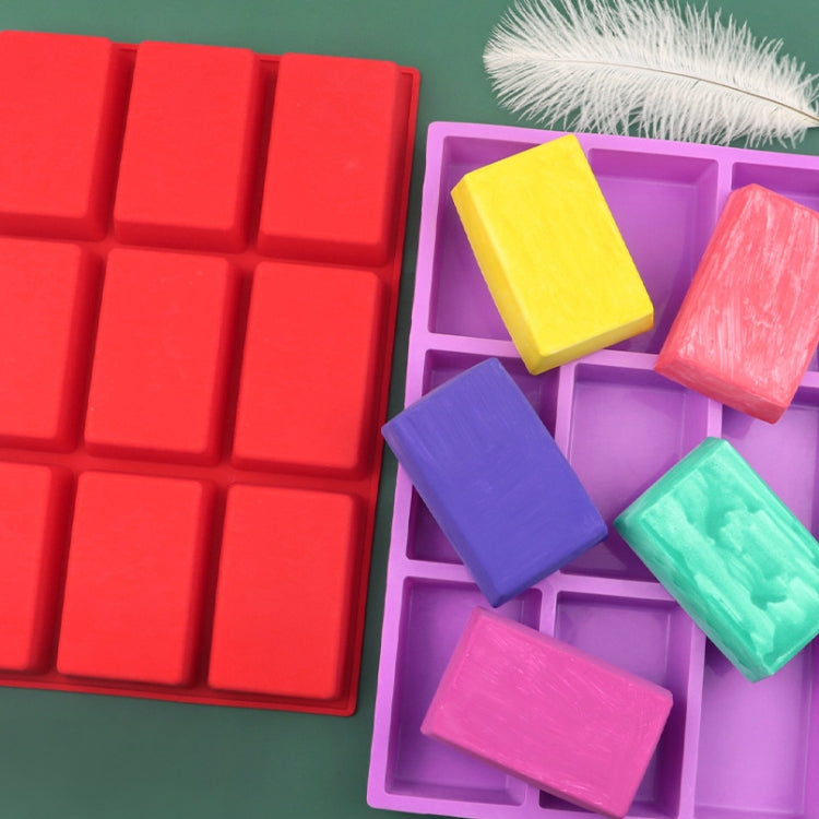 9 Grids Long Cubes Silicone Cake Mold Handmade Aromatherapy Soap Mold