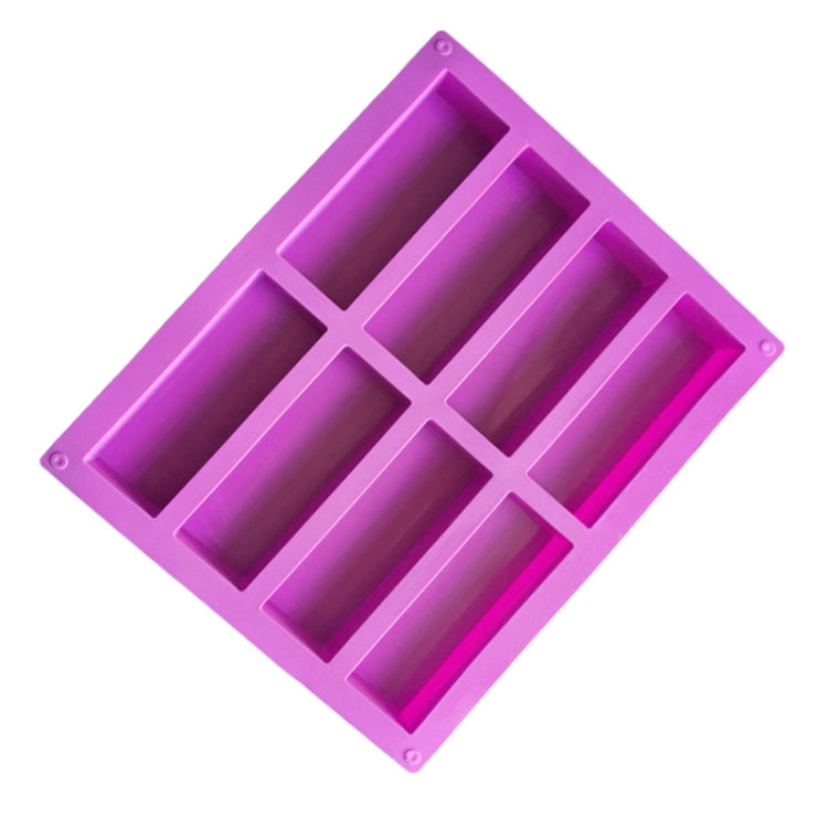 8 Grids Rectangular Silicone Handmade Soap Mould DIY Aromatherapy Mould