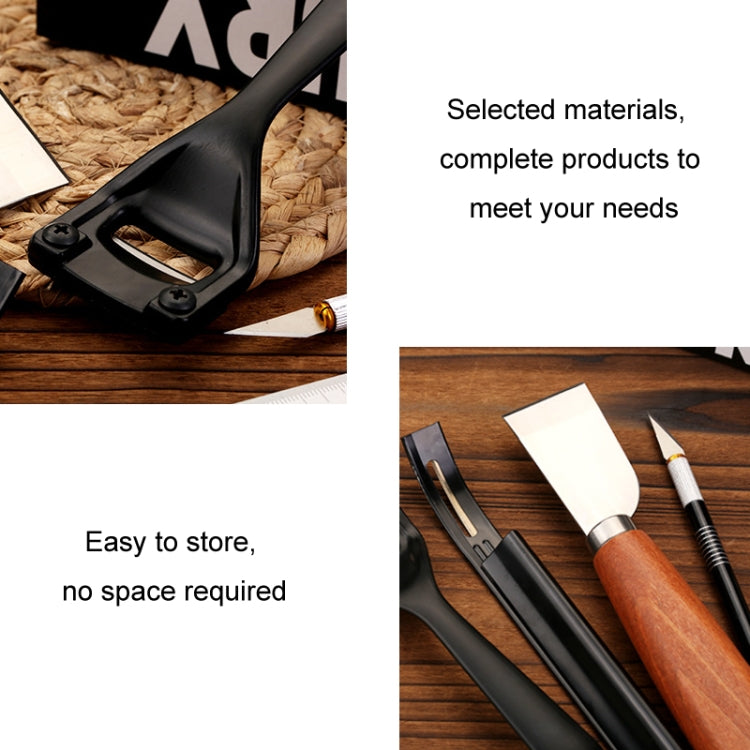 DIY Handmade Leather Goods Punching Cutting Set, Style: Cloth Bag