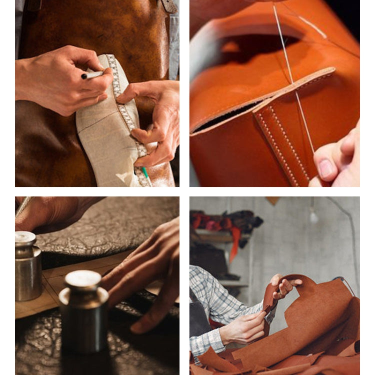 DIY Handmade Leather Goods Punching Cutting Set, Style: Iron Box