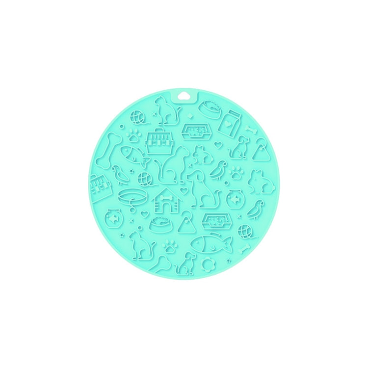 7 Inch Pet Licking Mat with Suction Cups Non-Slip Slow Feeding Mat for Dogs & Cats