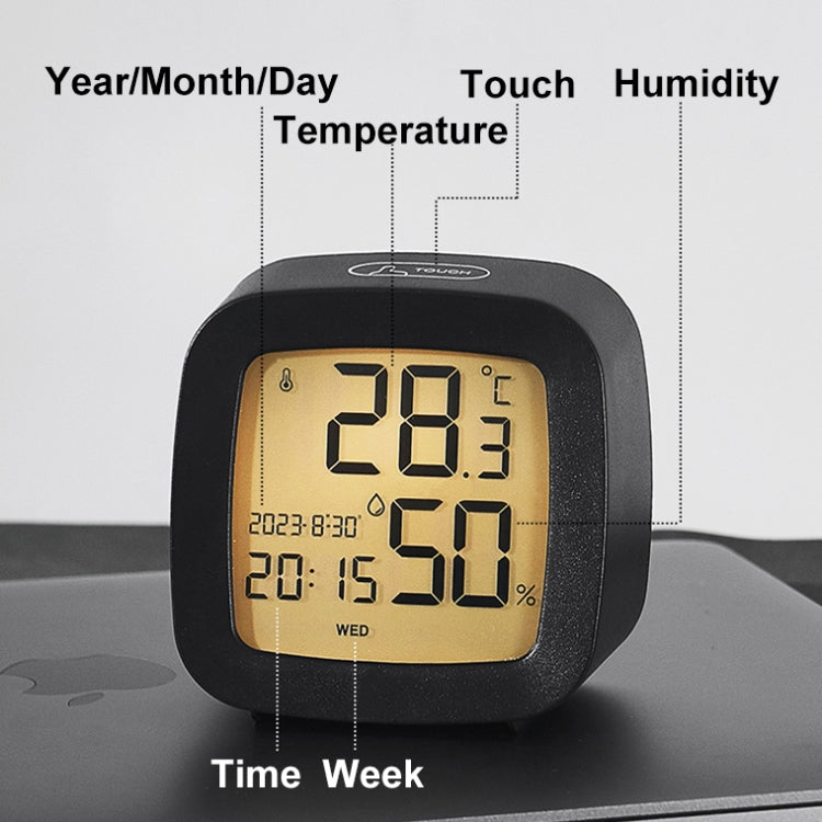 Multifunctional Temperature and Humidity LCD Clock Home Bedside Alarm Clock