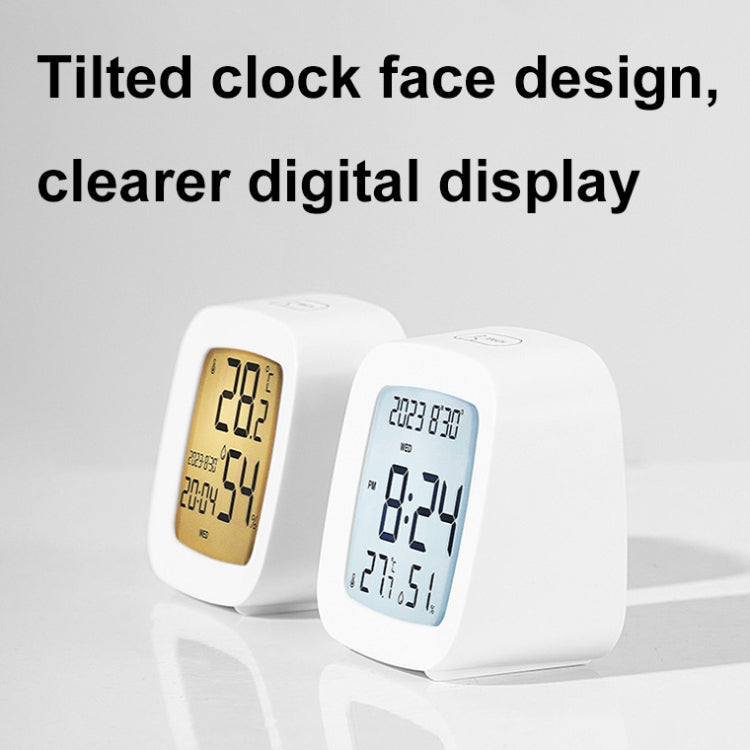 Multifunctional Temperature and Humidity LCD Clock Home Bedside Alarm Clock