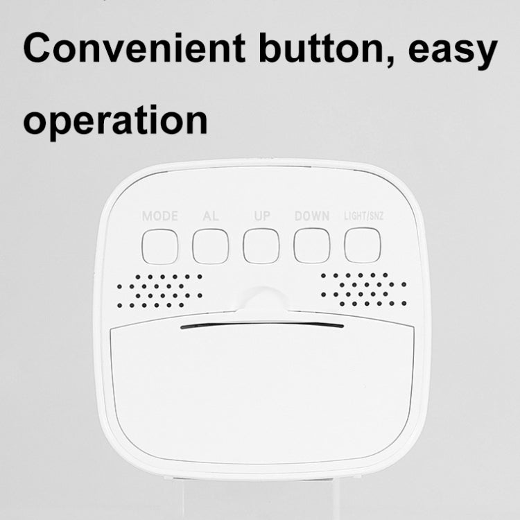 Multifunctional Temperature and Humidity LCD Clock Home Bedside Alarm Clock