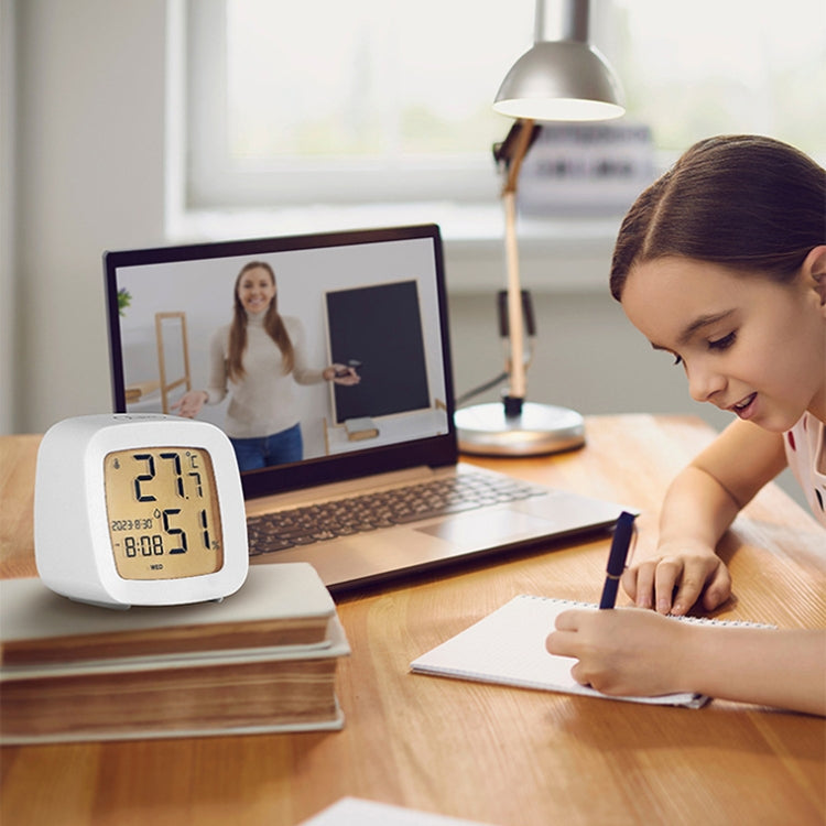 Multifunctional Temperature and Humidity LCD Clock Home Bedside Alarm Clock