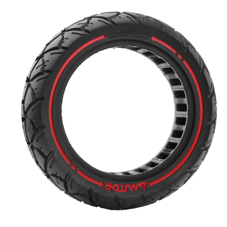 AIMITE 10 x 2.7-2.75 53.5 Card 255-70 Or 70 / 65-6.5 Scooter Universal Off-Road Tire - Red Line