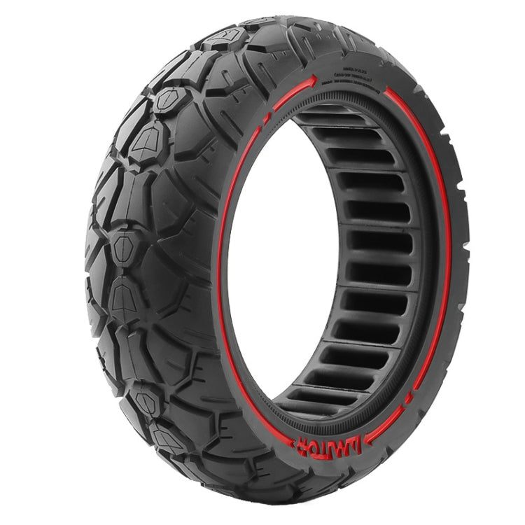 AIMITE 10 x 2.7-2.75 53.5 Card 255-70 Or 70 / 65-6.5 Scooter Universal Off-Road Tire - Red Line