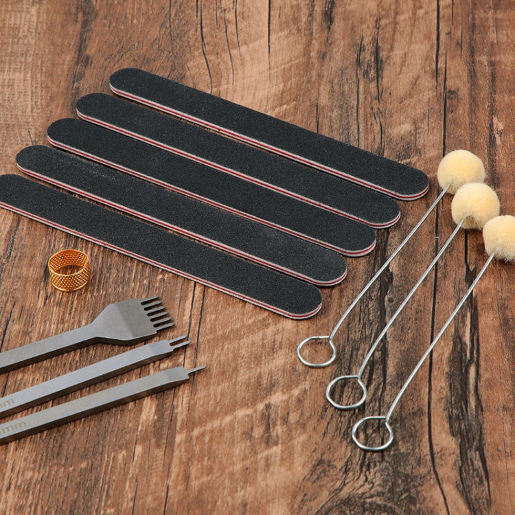 35pcs/ Set Handmade Leather DIY Making Tool Set