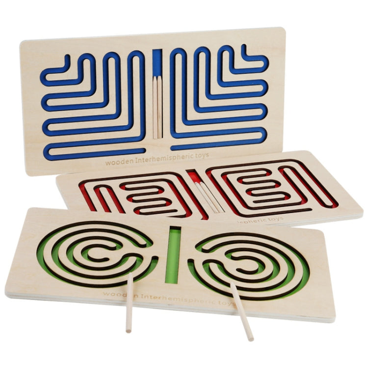Left And Right Brain Motion Training Maze Toy Children Thinking Enlightenment Puzzle Teaching Aids