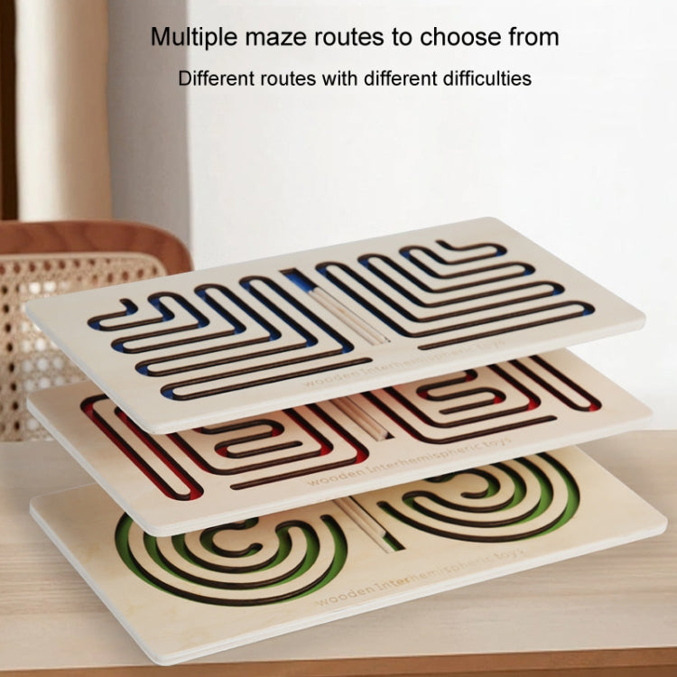 Left And Right Brain Motion Training Maze Toy Children Thinking Enlightenment Puzzle Teaching Aids