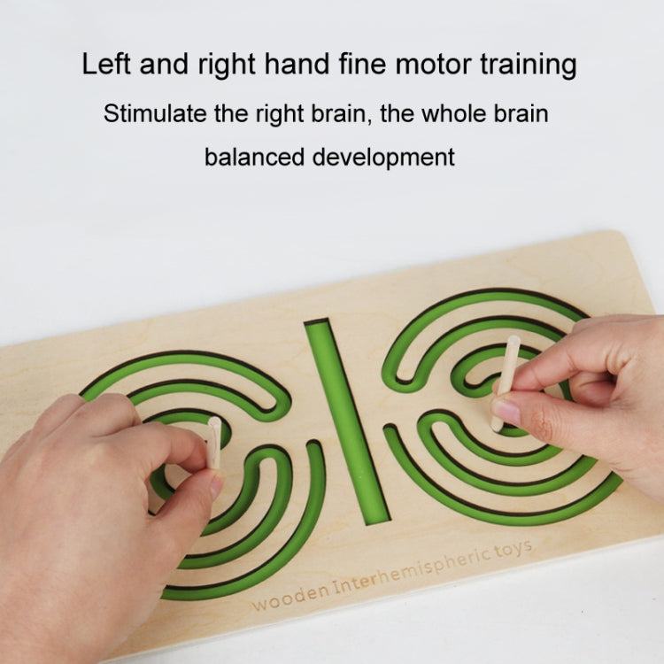 Left And Right Brain Motion Training Maze Toy Children Thinking Enlightenment Puzzle Teaching Aids