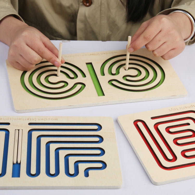 Left And Right Brain Motion Training Maze Toy Children Thinking Enlightenment Puzzle Teaching Aids
