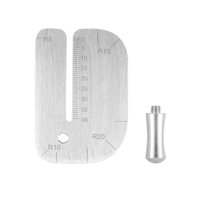 Stainless Steel Leather Plucking Chopper DIY Handmade Punching Auxiliary Tool - PGGJ166