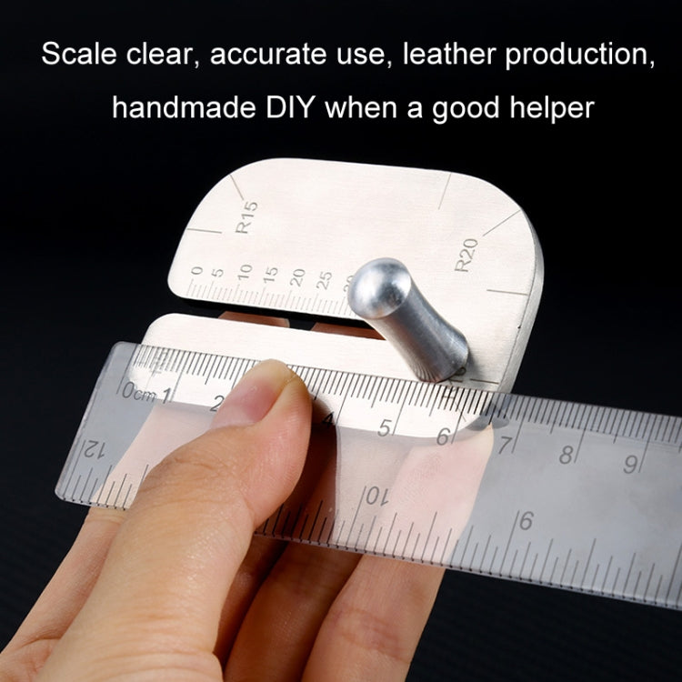Stainless Steel Leather Plucking Chopper DIY Handmade Punching Auxiliary Tool - PGGJ166