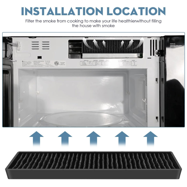 For LG Microwave 5230W1A003A Charcoal Filter Replacement