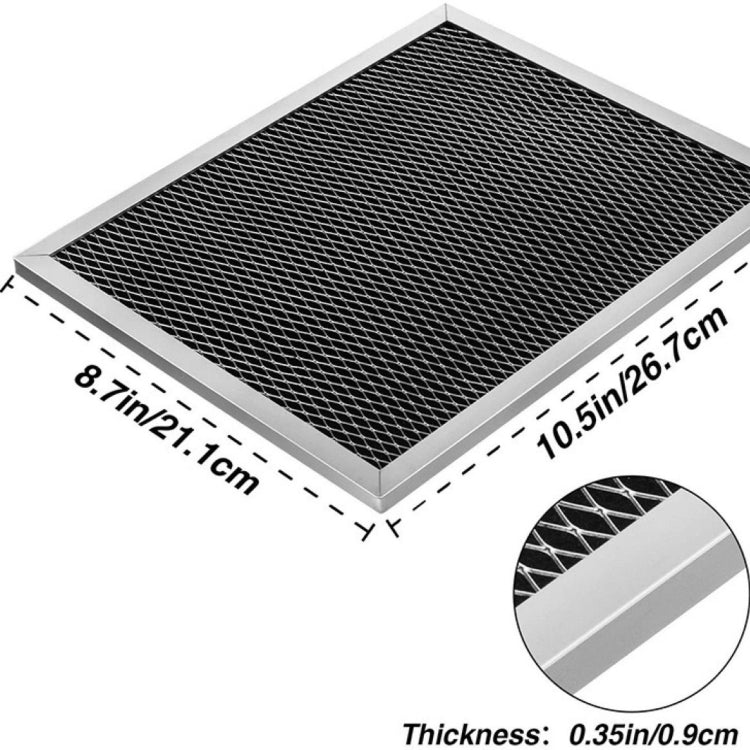 For Broan Kenmore Maytag 97007696 Range Hood Filter Aluminum Charcoal Grease Filter 10.5 X 8.7 Inch