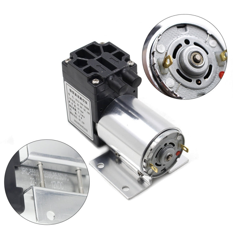 12V 5L/Min 65-120kpa Negative Pressure Vacuum Pump With Stand - Z512-604-3000N