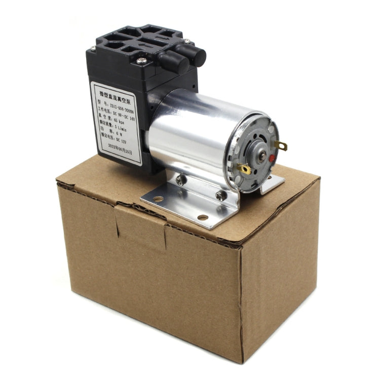 12V 5L/Min 65-120kpa Negative Pressure Vacuum Pump With Stand - Z512-604-3000N