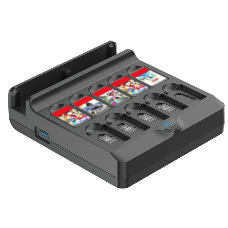 For Switch / Switch OLED Iplay NG-SW279 Cast Screen Charger Video Conversion Dock With Storage - Black