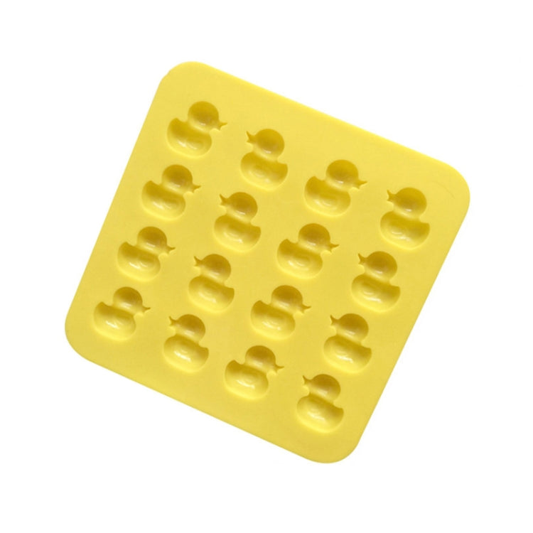 Cute Yellow Duck Silicone Chocolate Mould Fire Lacquer Wax Mold - Yellow