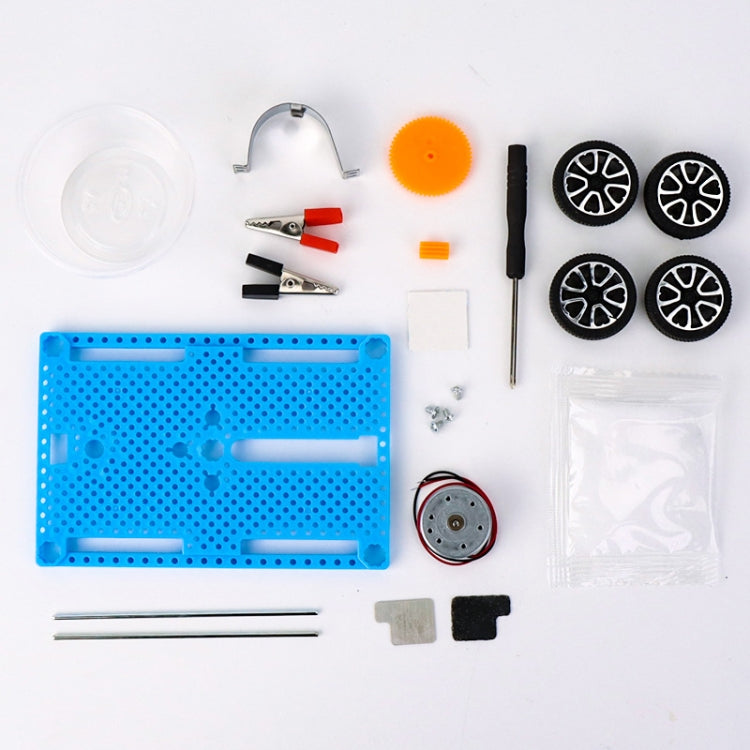 DIY Assembling Salt Water Power Vehicle Science Technology Experiment Material Kit Creator Toy