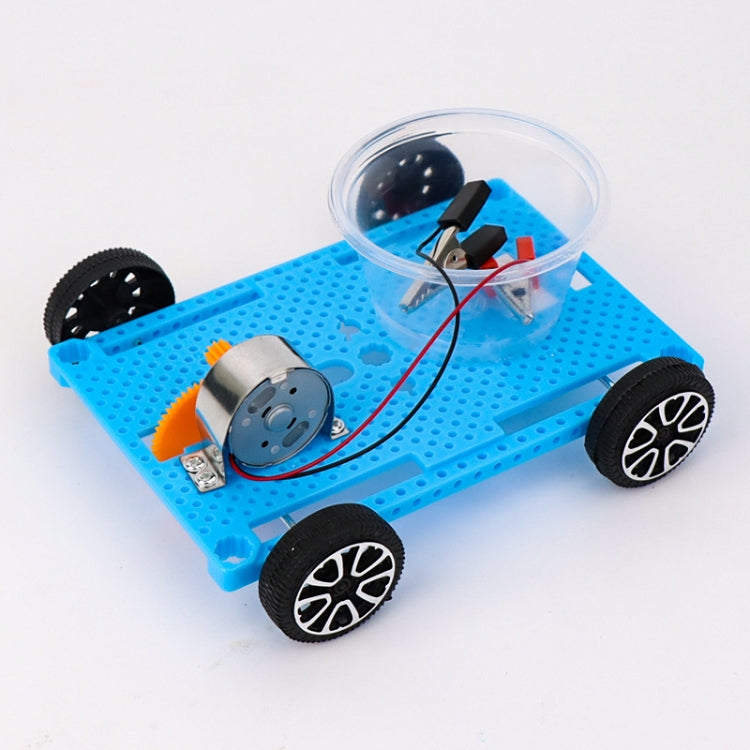 DIY Assembling Salt Water Power Vehicle Science Technology Experiment Material Kit Creator Toy