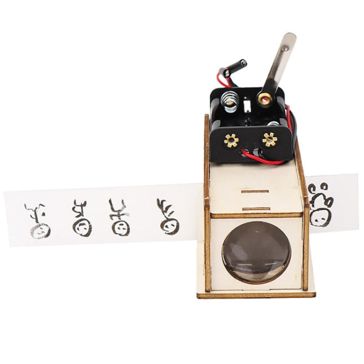 DIY Children Homemade Slide Projector Pupils Educational Toy Science Experiment Equipment