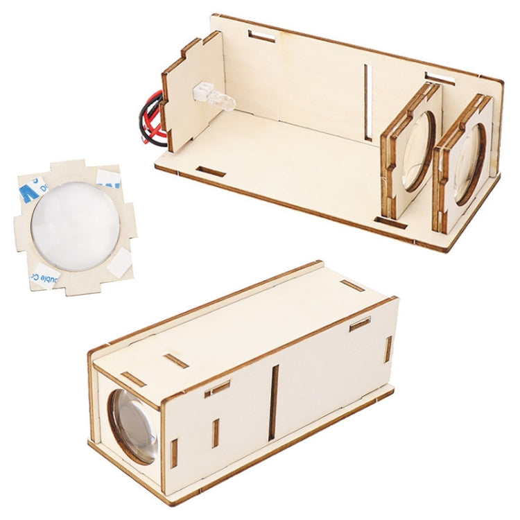 DIY Children Homemade Slide Projector Pupils Educational Toy Science Experiment Equipment