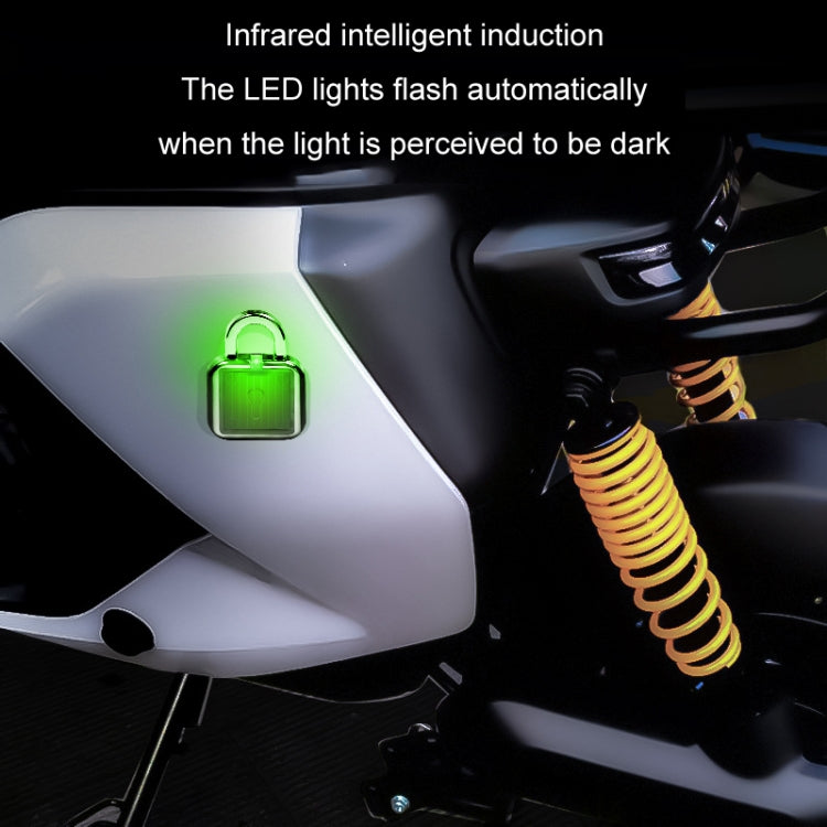 Car Solar Flashing Atmosphere Anti-Theft Warning Lock Light - Three Color Light