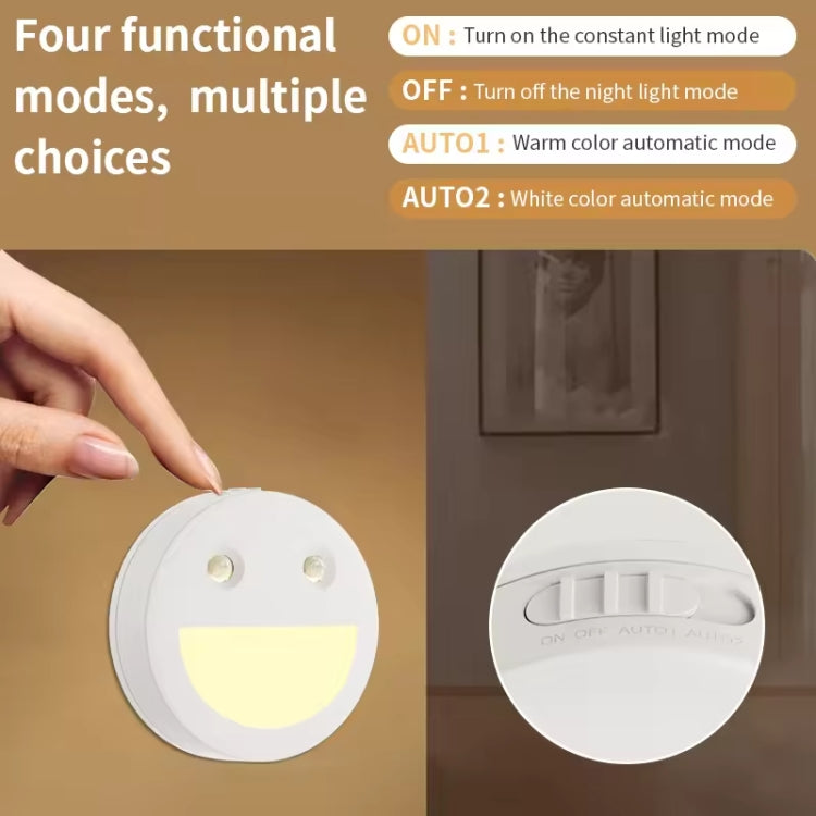 Smart Sensor Night Light Magnetic Wireless Aisle Light - White