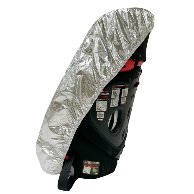 50x90cm Universal Baby Safety Seat Sunshade Dustproof Cover - Silver