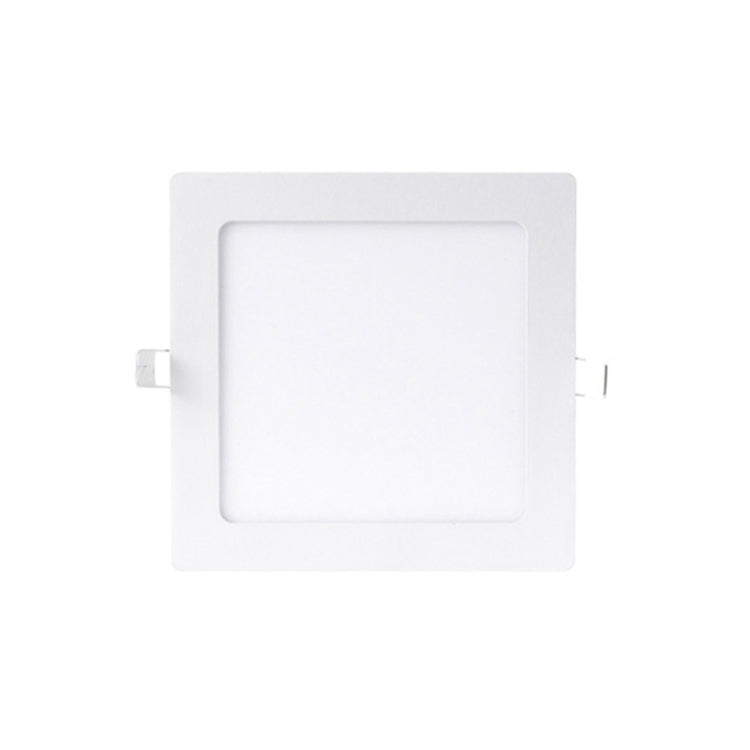 Recessed Concealed Ceiling Downlight Household Wide Voltage Thin Tube Panel Light, Model: 12W Square Opening 155mm