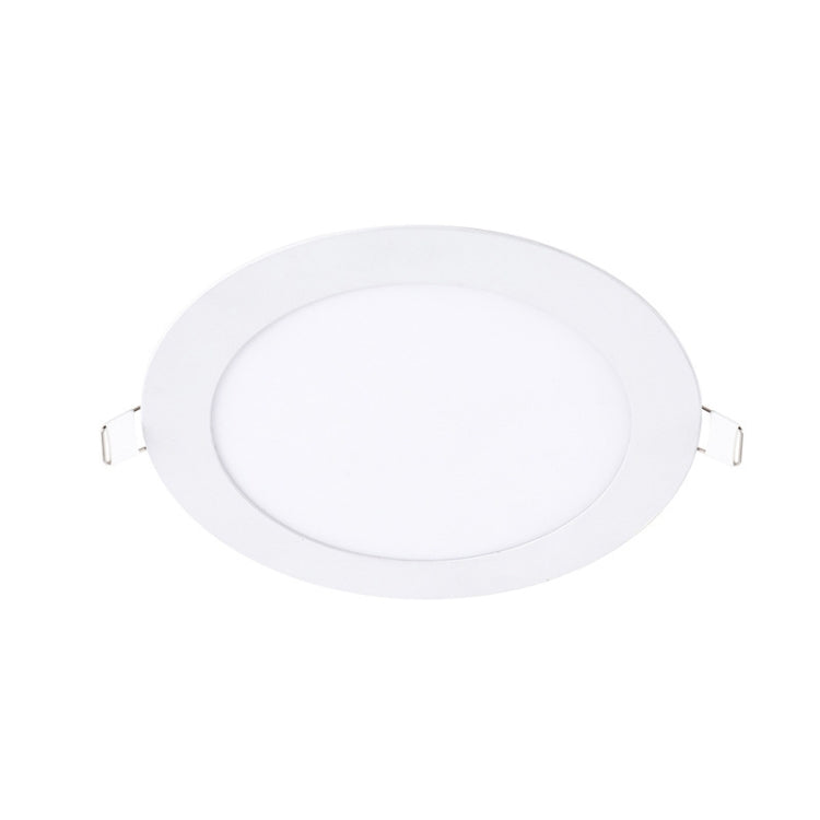 Recessed Concealed Ceiling Downlight Household Wide Voltage Thin Tube Panel Light, Model: 15W Round Opening 175mm