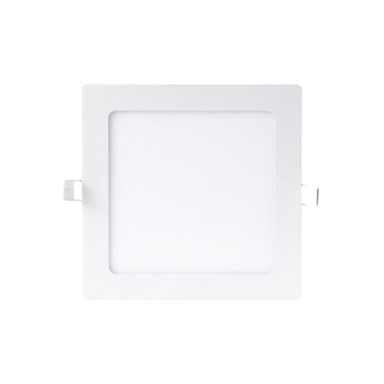 Recessed Concealed Ceiling Downlight Household Wide Voltage Thin Tube Panel Light, Model: 15W Square Opening 175mm