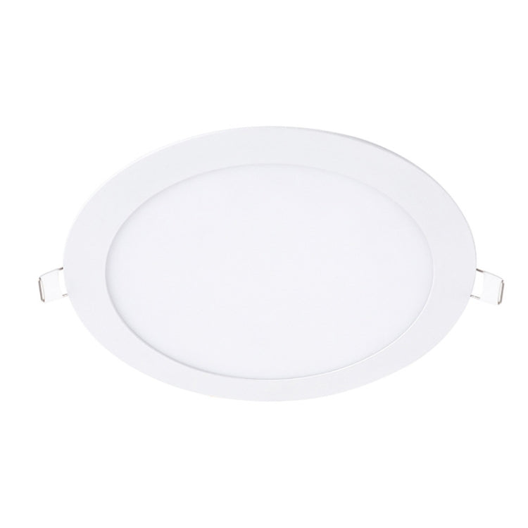 Recessed Concealed Ceiling Downlight Household Wide Voltage Thin Tube Panel Light, Model: 24W Round Opening 280mm