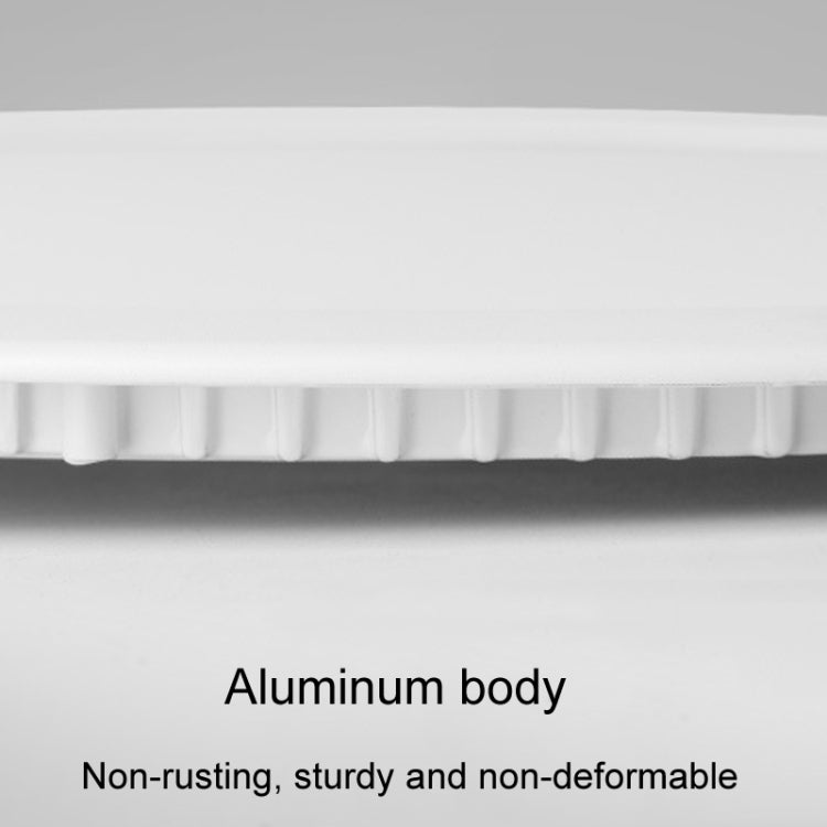 Recessed Concealed Ceiling Downlight Household Wide Voltage Thin Tube Panel Light, Model: 12W Square Opening 155mm