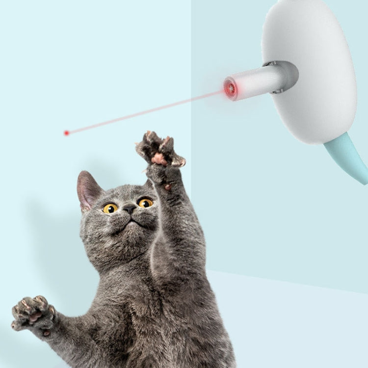 Smart Laser Cat Teaser Collar Adjustable USB Rechargeable Infrared Cat Teaser Stick - English Version