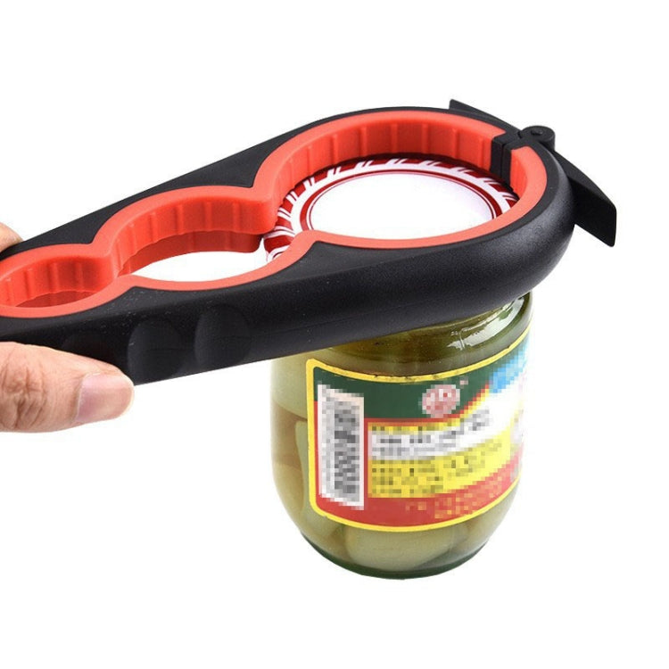 Multifunctional 4 In 1 Bottle Opener Household Saving Force Opener Style 1  - Blue