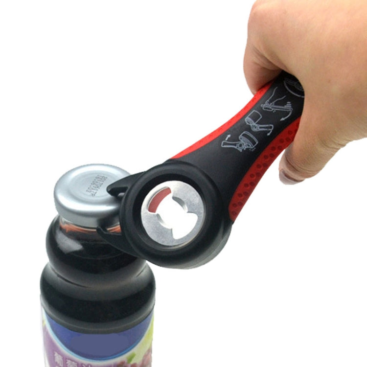 Multifunctional 4 In 1 Bottle Opener Household Saving Force Opener Style 1  - Blue