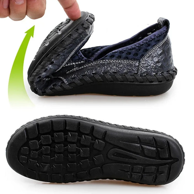 Men Summer Breathable Mesh Shoes Outdoor Non-slip Casual Shoes, Size: 43