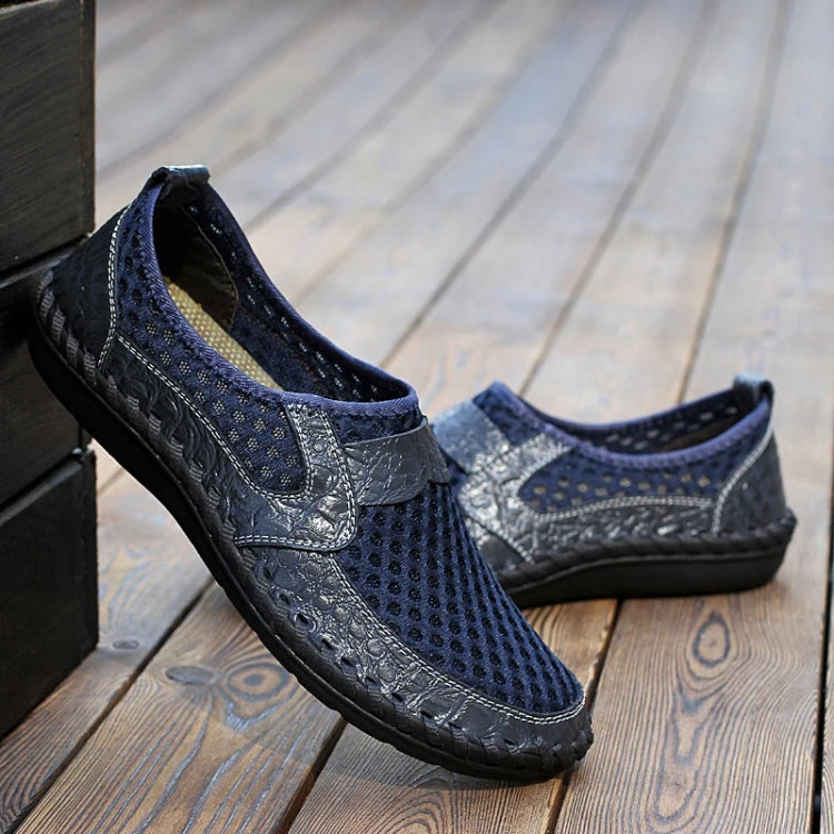 Men Summer Breathable Mesh Shoes Outdoor Non-slip Casual Shoes, Size: 40