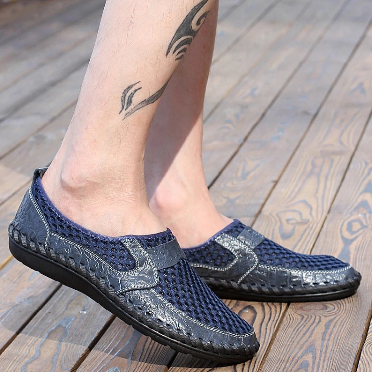 Men Summer Breathable Mesh Shoes Outdoor Non-slip Casual Shoes, Size: 44